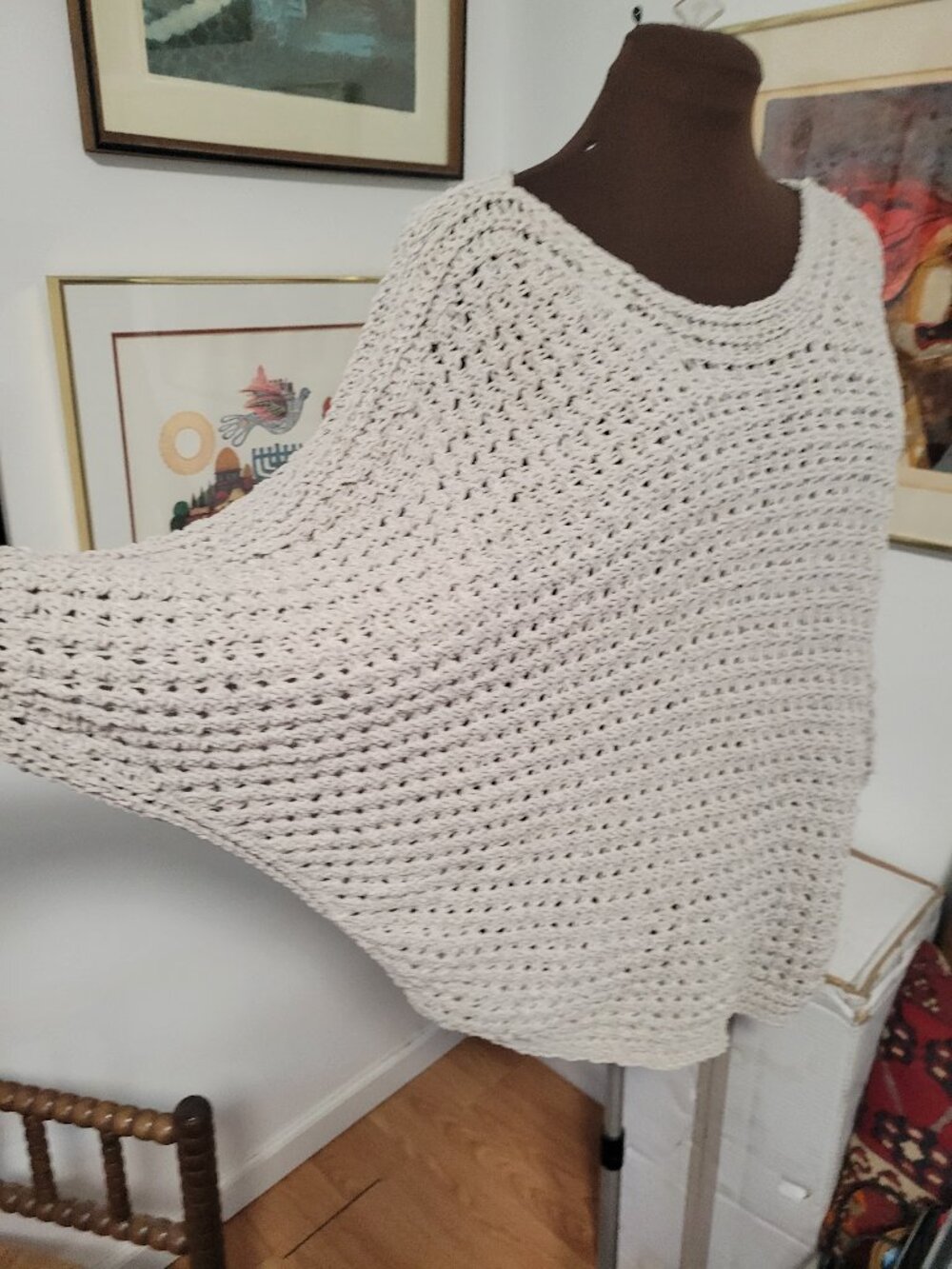 Daytrip Taupe Soft Knit Oversized Batwing Sweater Size S to XL